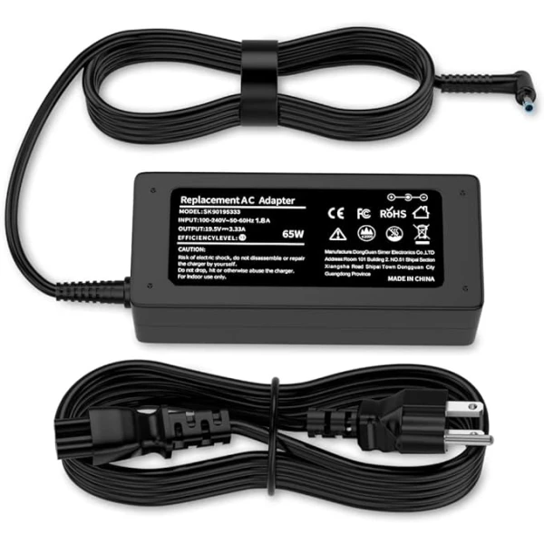 New Replacement HP 250 G7 - Genuine OEM Laptop Charger | AC Adapter 19.5V 45W