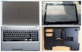 Samsung NP270 Laptop LCD Back Cover Silver Laptop Top Screen Bottom Case Hinges Replacement in Nairobi CBD 