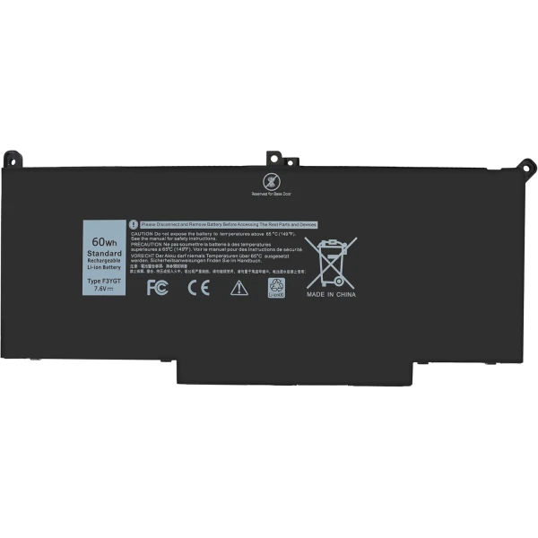 F3YGT Dell latitude 7490 Battery