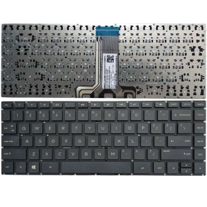 HP 14s-dk Series Keyboard Replacement – Non-Backlit, Black (US Layout)