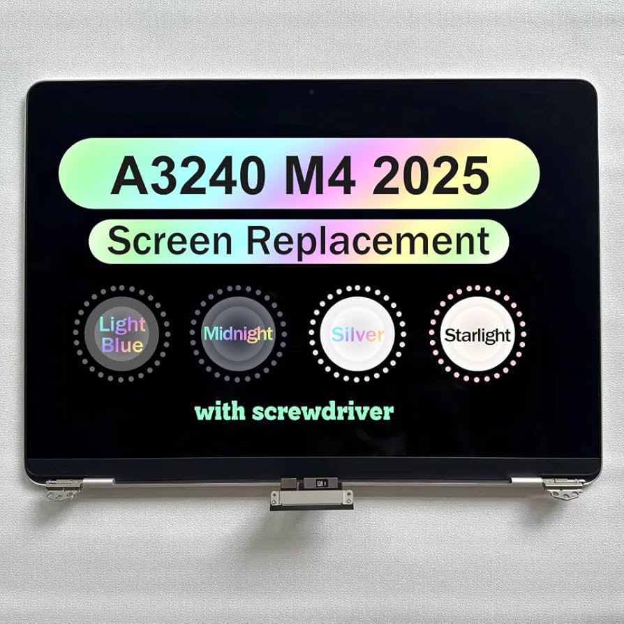 🖥️ 2025 Apple MacBook Air A3240 (M4 Chip) 13.6-Inch Screen Replacement