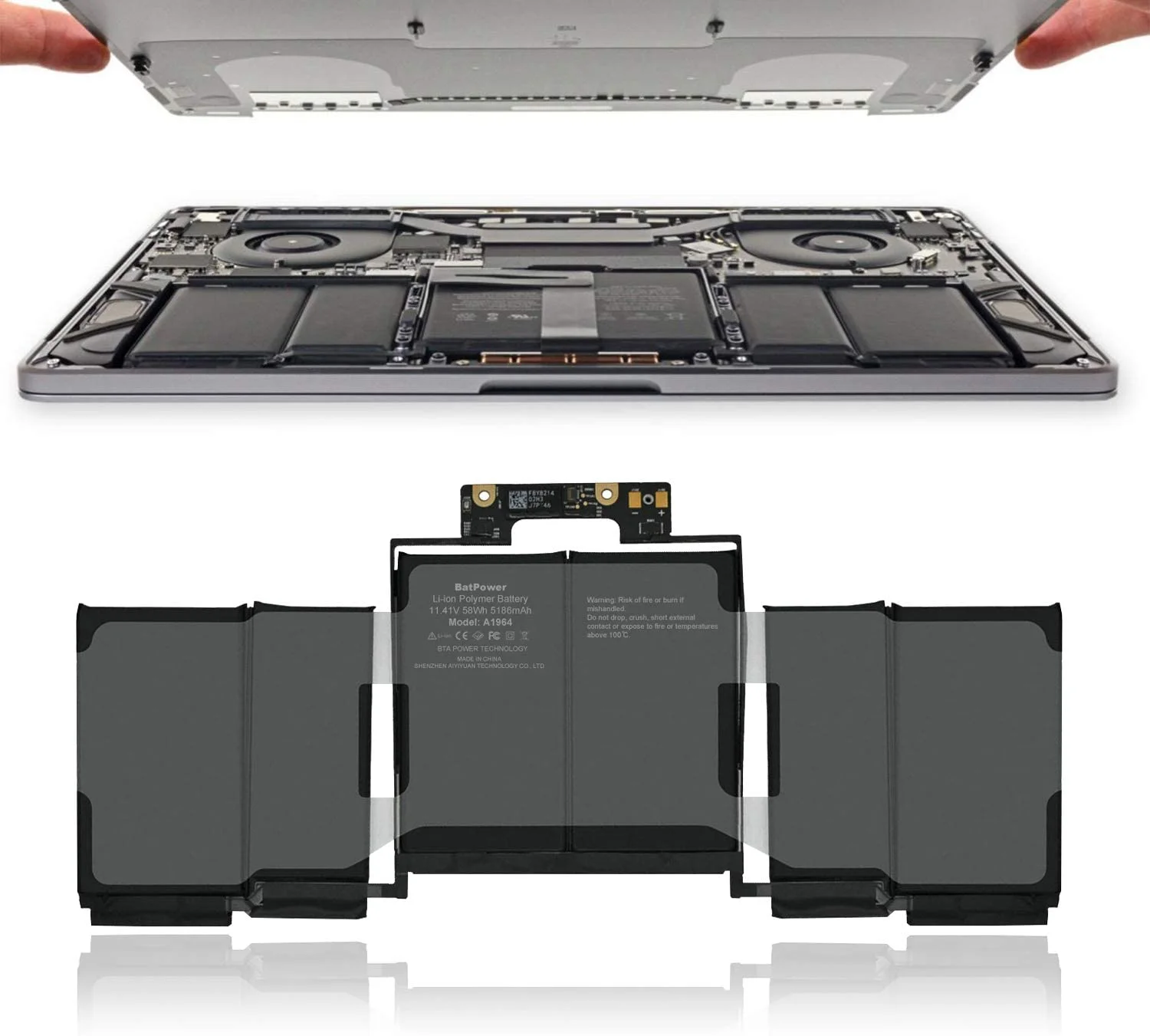 🔋 MacBook Pro A1989 (13-Inch, 2018–2019) Battery Replacement